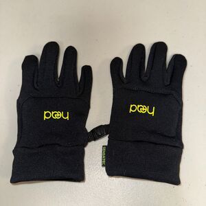 Black Fleece Gloves Kid’s Large Snow Ski Unisex Warm Winter Lightweight